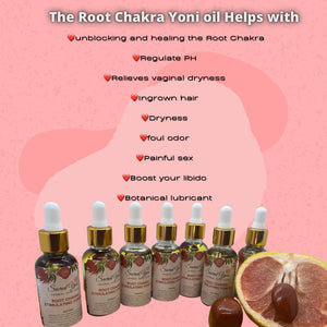 (Sample)  Root chakra stimulating Yoni Oil